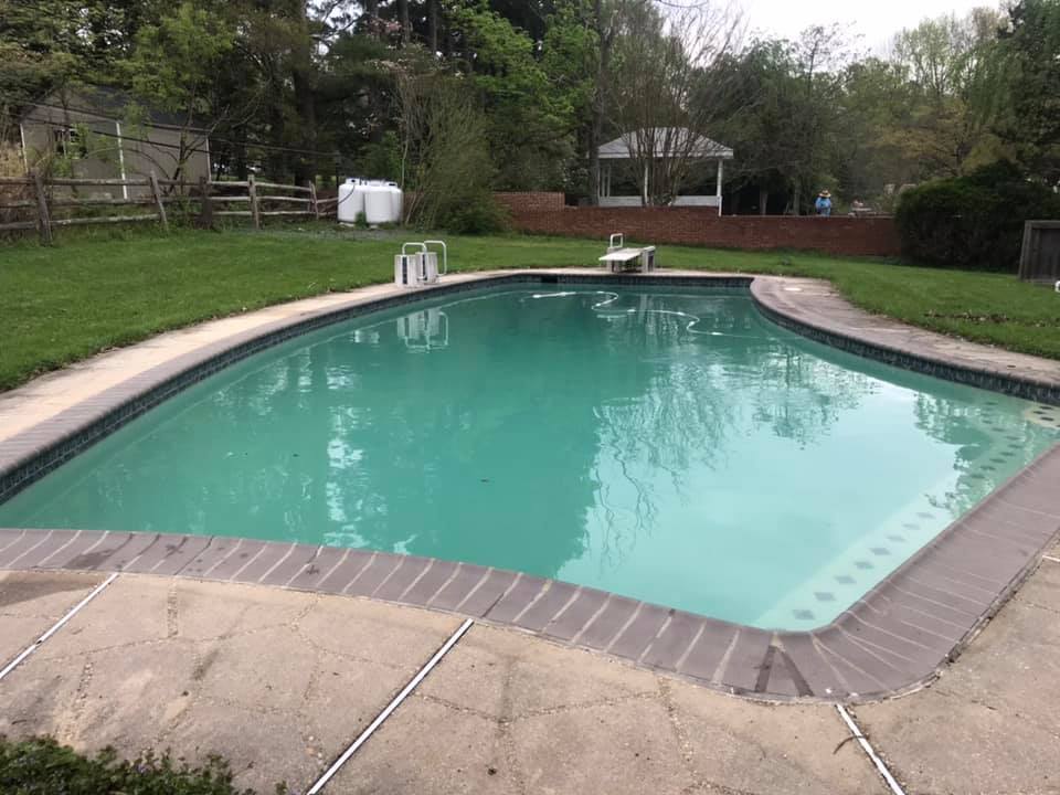 Pool after Dixon Pool Service care
